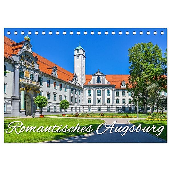 Romantisches Augsburg (Tischkalender 2025 DIN A5 quer), CALVENDO Monatskalender, Calvendo, Bettina Hackstein