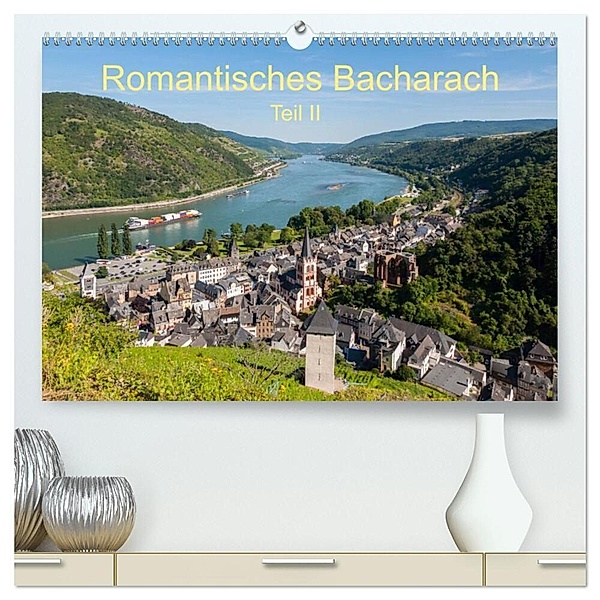 Romantisches Bacharach - Teil II (hochwertiger Premium Wandkalender 2024 DIN A2 quer), Kunstdruck in Hochglanz, Erhard Hess
