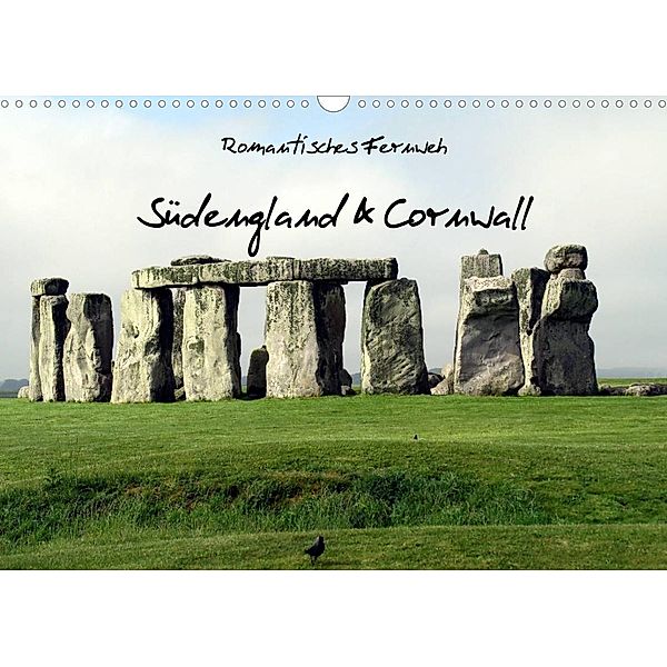 Romantisches Fernweh - Südengland & Cornwall 2023 (Wandkalender 2023 DIN A3 quer), N N