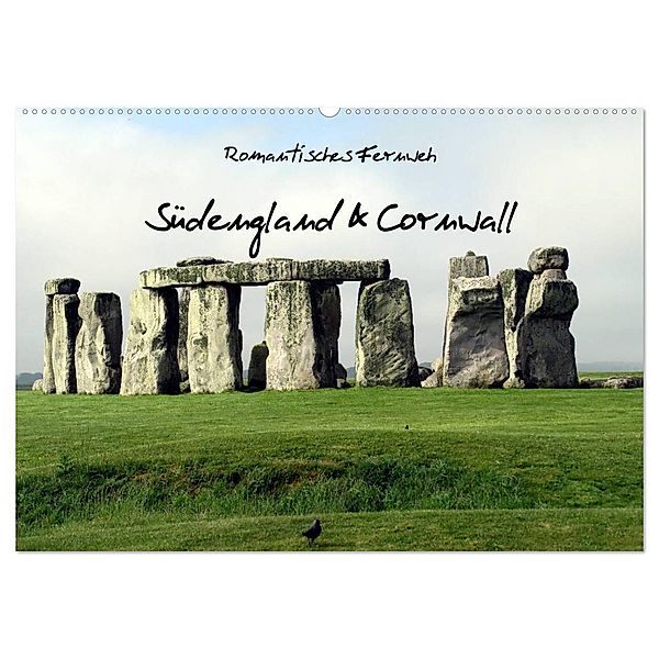 Romantisches Fernweh - Südengland & Cornwall 2024 (Wandkalender 2024 DIN A2 quer), CALVENDO Monatskalender, Calvendo