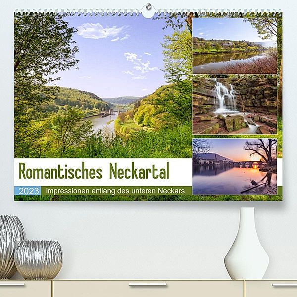 Romantisches Neckartal (Premium, hochwertiger DIN A2 Wandkalender 2023, Kunstdruck in Hochglanz), Axel Matthies