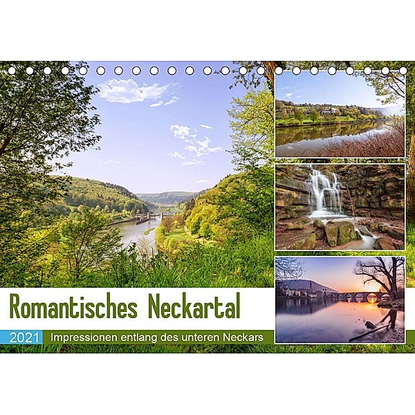 Romantisches Neckartal (Tischkalender 2021 DIN A5 quer), Axel Matthies