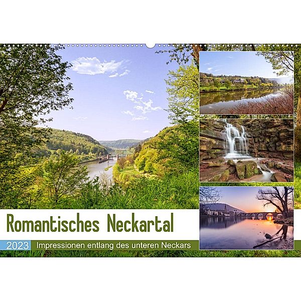 Romantisches Neckartal (Wandkalender 2023 DIN A2 quer), Axel Matthies