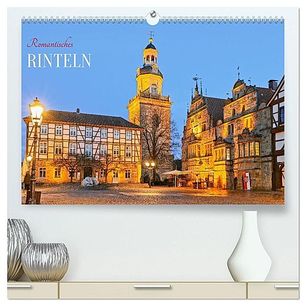 Romantisches RINTELN (hochwertiger Premium Wandkalender 2025 DIN A2 quer), Kunstdruck in Hochglanz, Calvendo, U boeTtchEr