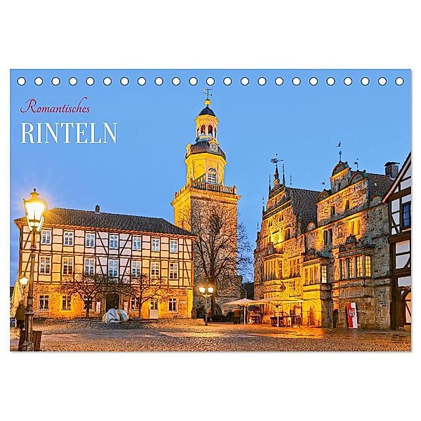 Romantisches RINTELN (Tischkalender 2025 DIN A5 quer), CALVENDO Monatskalender, Calvendo, U boeTtchEr