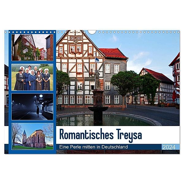 Romantisches Treysa (Wandkalender 2024 DIN A3 quer), CALVENDO Monatskalender, Lutz Klapp