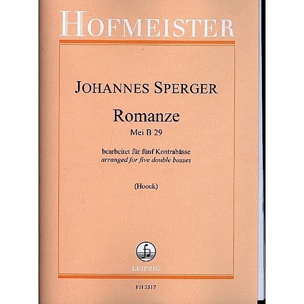Romanze, Johannes Sperger