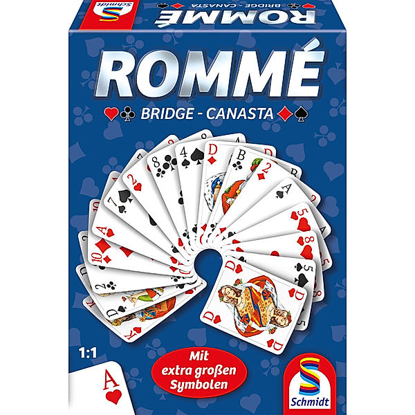 SCHMIDT SPIELE Rommé Bridge Canasta