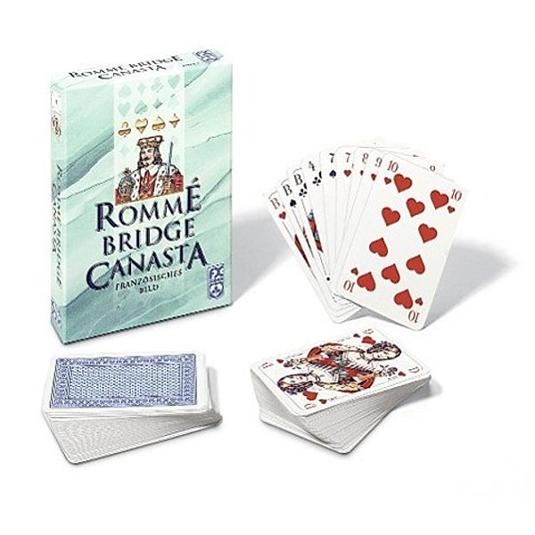 Rommé, Canasta, Bridge, Französisches Bild (Spielkarten)