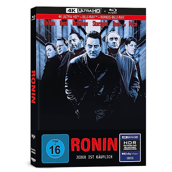 Ronin - 3-Disc Limited Collector's Edition im Mediabook, John Frankenheimer
