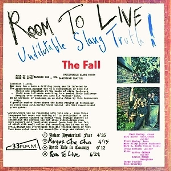 Room To Live (Vinyl), The Fall