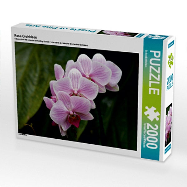 Rosa Orchideen (Puzzle), SchnelleWelten