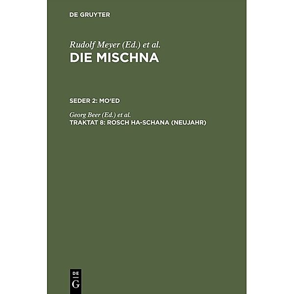 Rosch ha-schana (Neujahr)