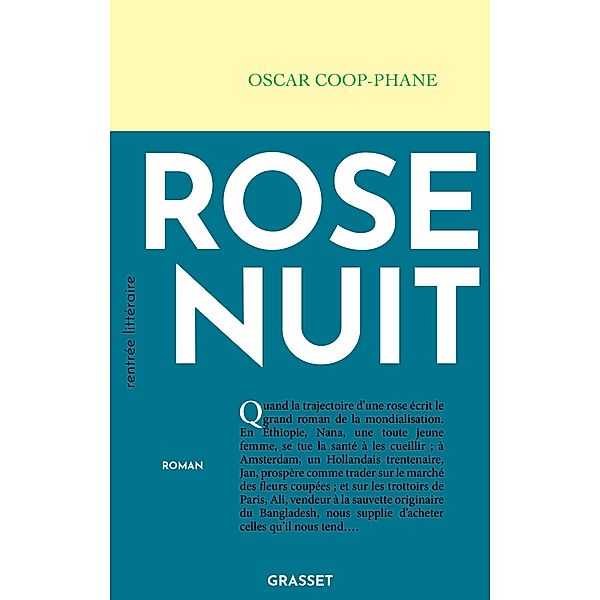 Rose nuit / Littérature Française, Oscar Coop-Phane