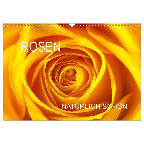 Rosen natürlich schön (Wandkalender 2024 DIN A3 quer), CALVENDO Monatskalender, Anette/Thomas Jäger