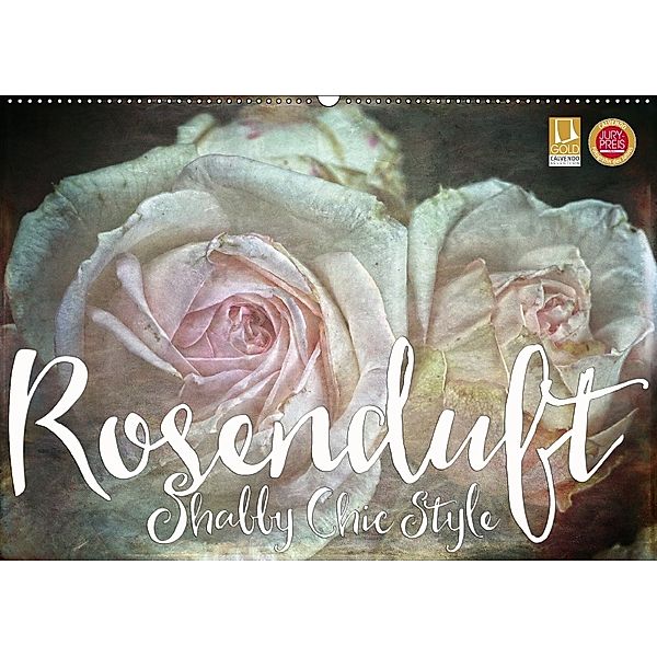 Rosenduft Shabby Chic Style (Wandkalender 2018 DIN A2 quer), Martina Cross