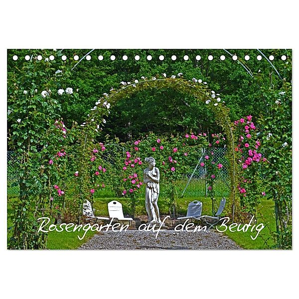 Rosengarten auf dem Beutig (Tischkalender 2024 DIN A5 quer), CALVENDO Monatskalender, Claudia Schimon