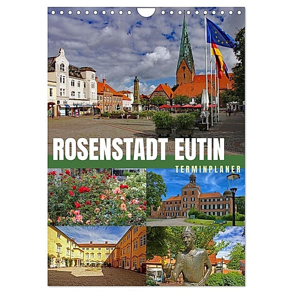 Rosenstadt Eutin - Terminplaner (Wandkalender 2025 DIN A4 hoch), CALVENDO Monatskalender, Calvendo, Holger Felix