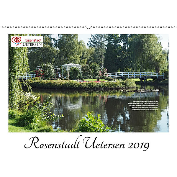 Rosenstadt Uetersen (Wandkalender 2019 DIN A2 quer), Klaus Rohwer