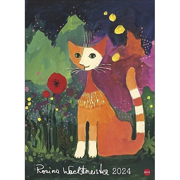 Rosina Wachtmeister Edition Kalender 2024. Die charakteristischen Katzen und andere Motive in einem hochwertigen Kunstkalender, in Szene gesetzt mit Gold- und Silberprägung. Wandkalender XL., Rosina Wachtmeister Edition Kalender 2024. Die charakteristischen Katzen und andere Motive in einem hochwertigen Kunstka