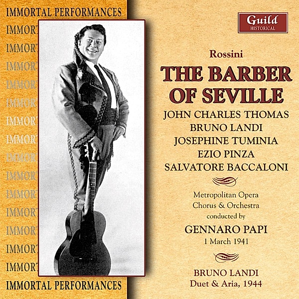 Rossini/Barbier Von Sevilla, Thomas, Landi, Pinza, Papi, Metropolitan Opera