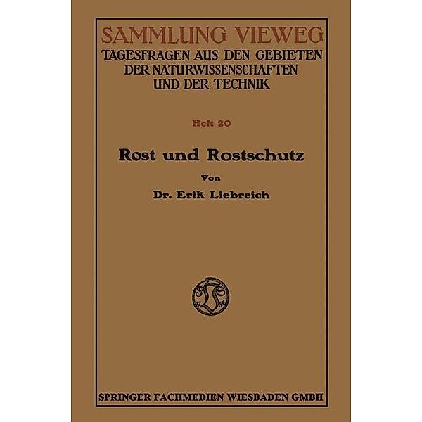 Rost und Rostschutz / Sammlung Vieweg, Erik Liebreich-Landolt
