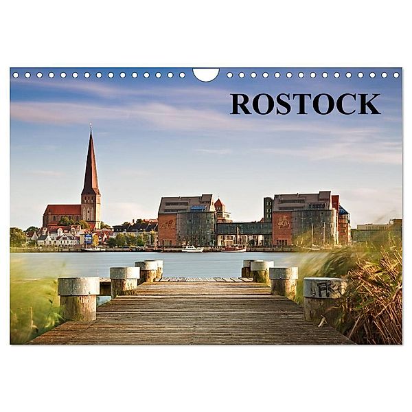 Rostock (Wandkalender 2024 DIN A4 quer), CALVENDO Monatskalender, Rico Ködder