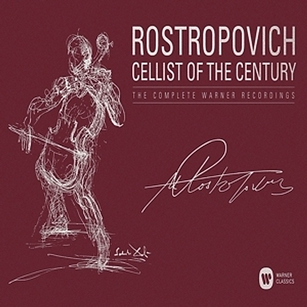 Rostropowitsch-Edition (Deluxe Edition, 40 CDs + 3 DVDs + Buch), Mstislav Rostropowitsch