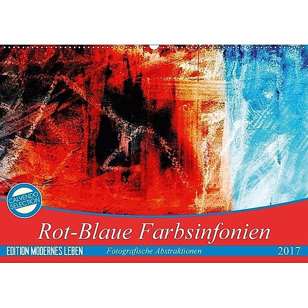 Rot-Blaue Farbsinfonien (Wandkalender 2017 DIN A2 quer), Anette Jäger