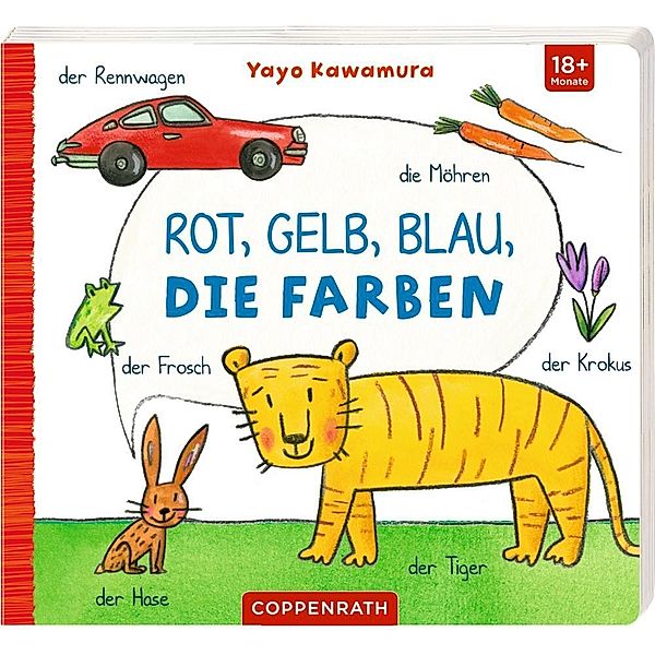 Rot, Gelb, Blau, die Farben