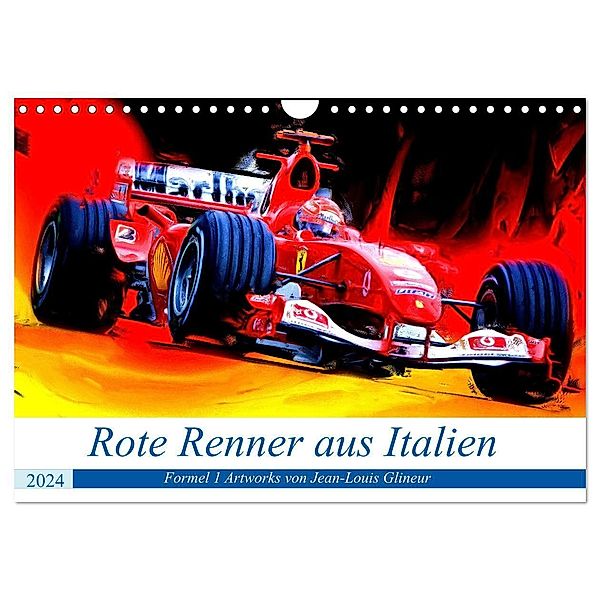 Rote Renner aus Italien (Wandkalender 2024 DIN A4 quer), CALVENDO Monatskalender, Jean-Louis Glineur