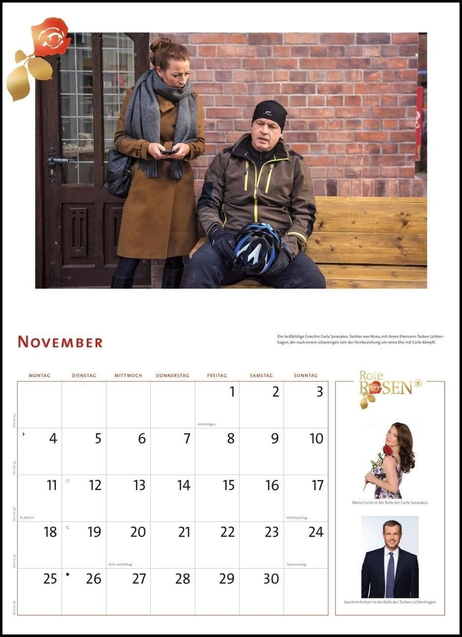 Rote Rosen 2019 - Kalender günstig bei Weltbild.de bestellen