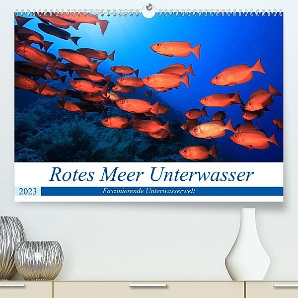 Rotes Meer Unterwasser (Premium, hochwertiger DIN A2 Wandkalender 2023, Kunstdruck in Hochglanz), Martin Hablützel