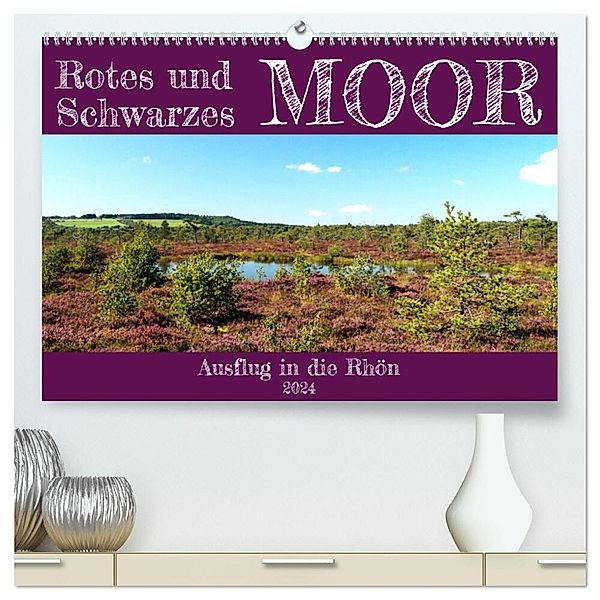 Rotes und Schwarzes Moor (hochwertiger Premium Wandkalender 2024 DIN A2 quer), Kunstdruck in Hochglanz, Sabine Löwer