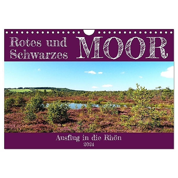 Rotes und Schwarzes Moor (Wandkalender 2024 DIN A4 quer), CALVENDO Monatskalender, Sabine Löwer