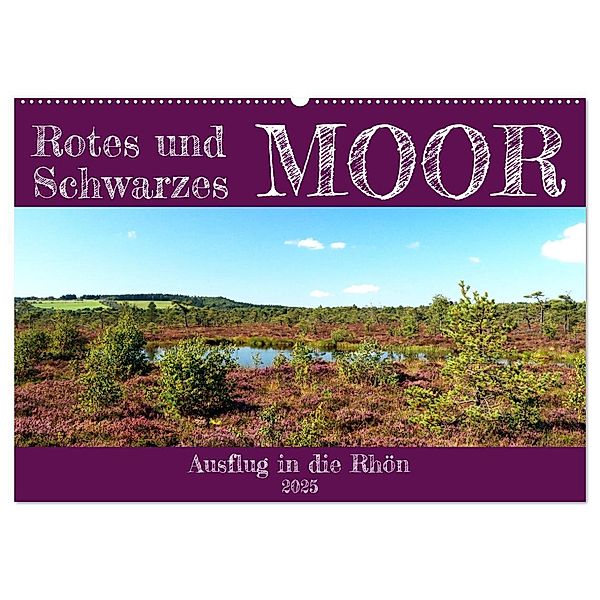 Rotes und Schwarzes Moor (Wandkalender 2025 DIN A2 quer), CALVENDO Monatskalender, Calvendo, Sabine Löwer