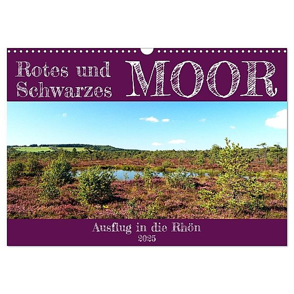Rotes und Schwarzes Moor (Wandkalender 2025 DIN A3 quer), CALVENDO Monatskalender, Calvendo, Sabine Löwer