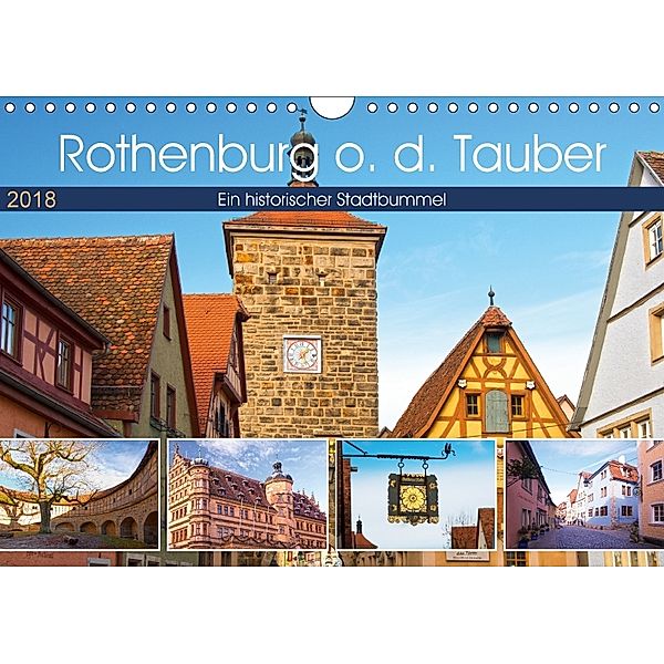 Rothenburg o.d. Tauber (Wandkalender 2018 DIN A4 quer), Sylvia Seibl