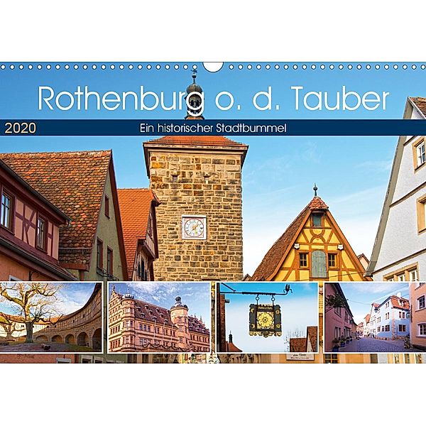 Rothenburg o.d. Tauber (Wandkalender 2020 DIN A3 quer), Sylvia Seibl
