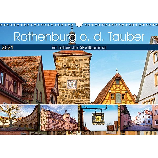 Rothenburg o.d. Tauber (Wandkalender 2021 DIN A3 quer), Sylvia Seibl