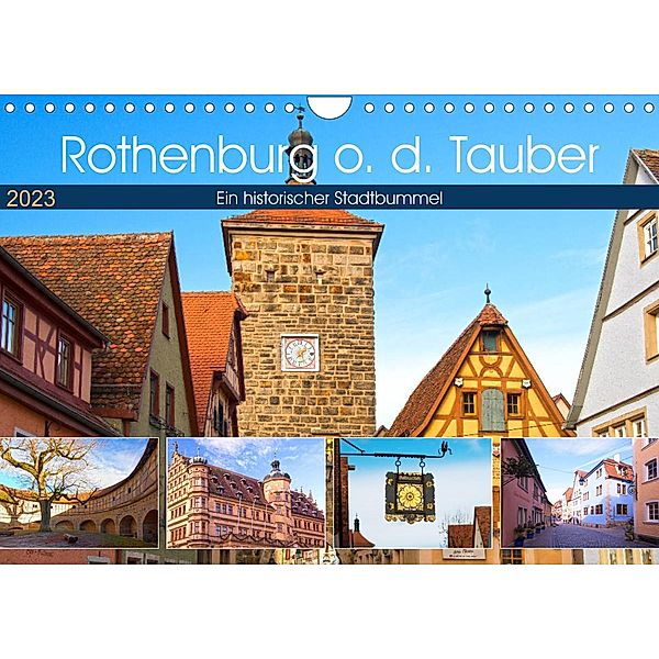 Rothenburg o.d. Tauber (Wandkalender 2023 DIN A4 quer), Sylvia Seibl