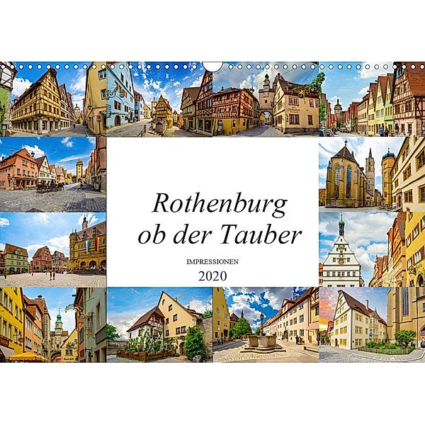 Rothenburg ob der Tauber Impressionen (Wandkalender 2020 DIN A3 quer), Dirk Meutzner