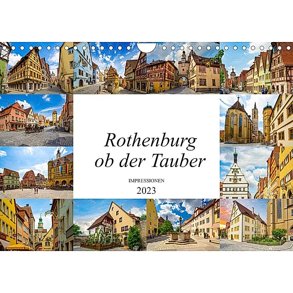 Rothenburg ob der Tauber Impressionen (Wandkalender 2023 DIN A4 quer), Dirk Meutzner