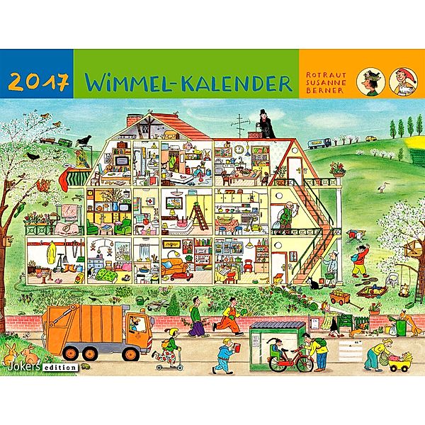 Rotraud Berner Wimmel-Kalender 2017, Wandkalender