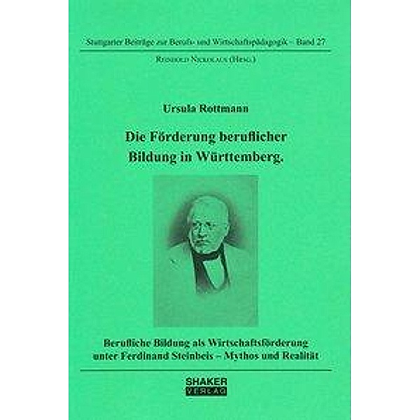 Rottmann, U: Förderung beruflicher Bildung in Württemberg, Ursula Rottmann