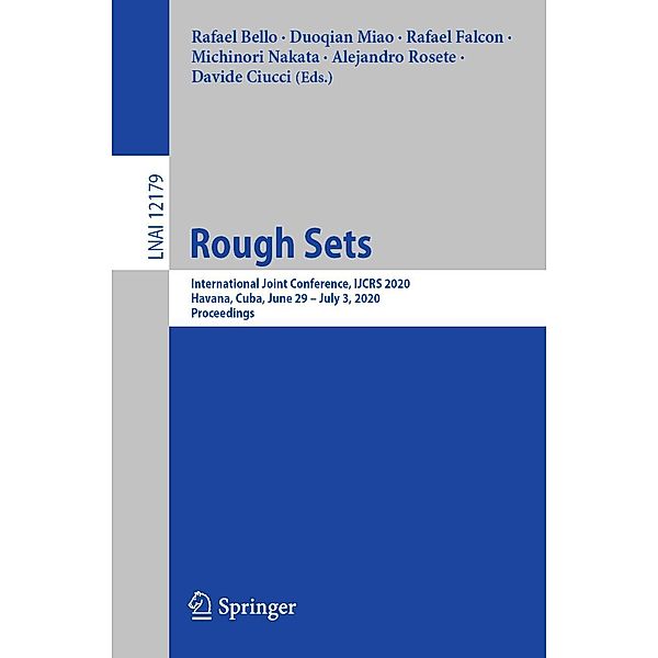 Rough Sets / Lecture Notes in Computer Science Bd.12179