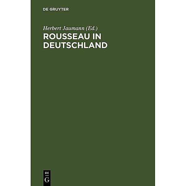 Rousseau in Deutschland