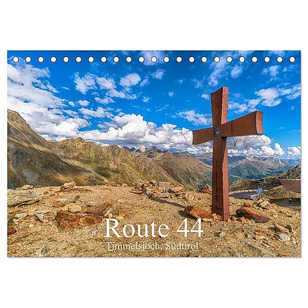 Route 44. Timmelsjoch, Südtirol (Tischkalender 2024 DIN A5 quer), CALVENDO Monatskalender, studio-fifty-five, Ulrich Männel