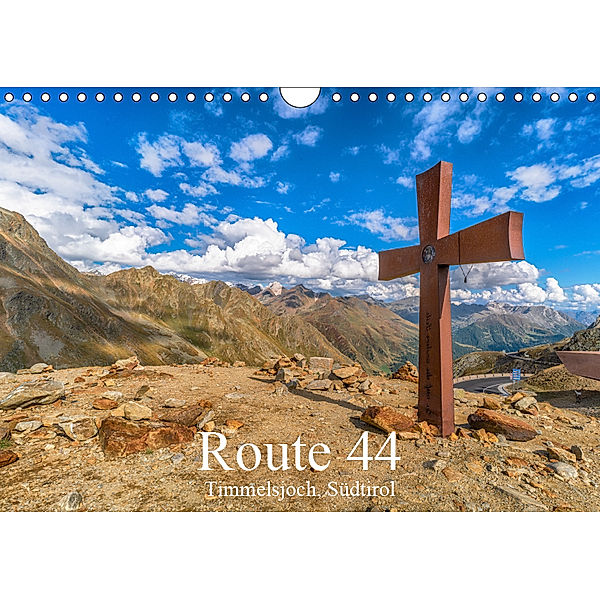 Route 44. Timmelsjoch, Südtirol (Wandkalender 2019 DIN A4 quer), Ulrich Männel