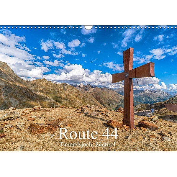 Route 44. Timmelsjoch, Südtirol (Wandkalender 2023 DIN A3 quer), Ulrich Männel, studio-fifty-five